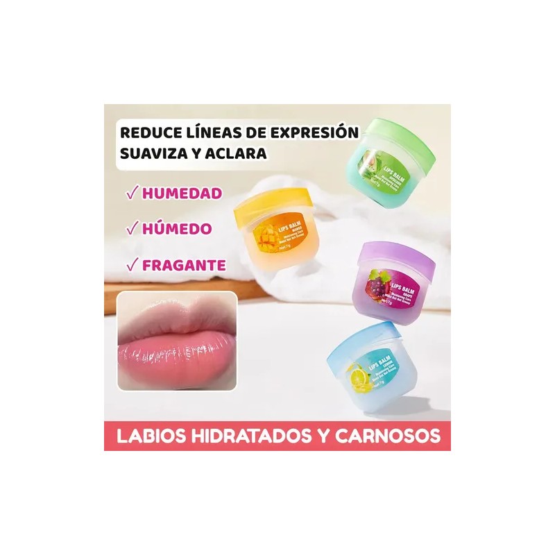 Cuidado Facial Labial Hidratante Bálsamo Labios Secos 8pz F
