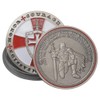 Knight Templar Prayer Coin Armor of God Challenge Coin Religious