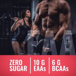 WEIDER Premium EAA Powder Zero, Peach Ice Tea Flavour, All 9 Essential Amino Acids, High Dose, Easily Soluble Powder for Delicious Amino Drink with High BCAA Content, Vegan & Sugar-Free, 325 g