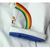 Foxfire for Kids Light Blue Rainbow Art Raincoat size 5
