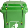 LYSAIMG 2Pcs Garbage Trash Can Lock, Squirrel Bear Proof Lid