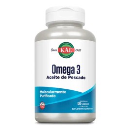 Kal Omega 3 Aceite De Pescado  Vitamina E 120 Caps.                                                                                                   
