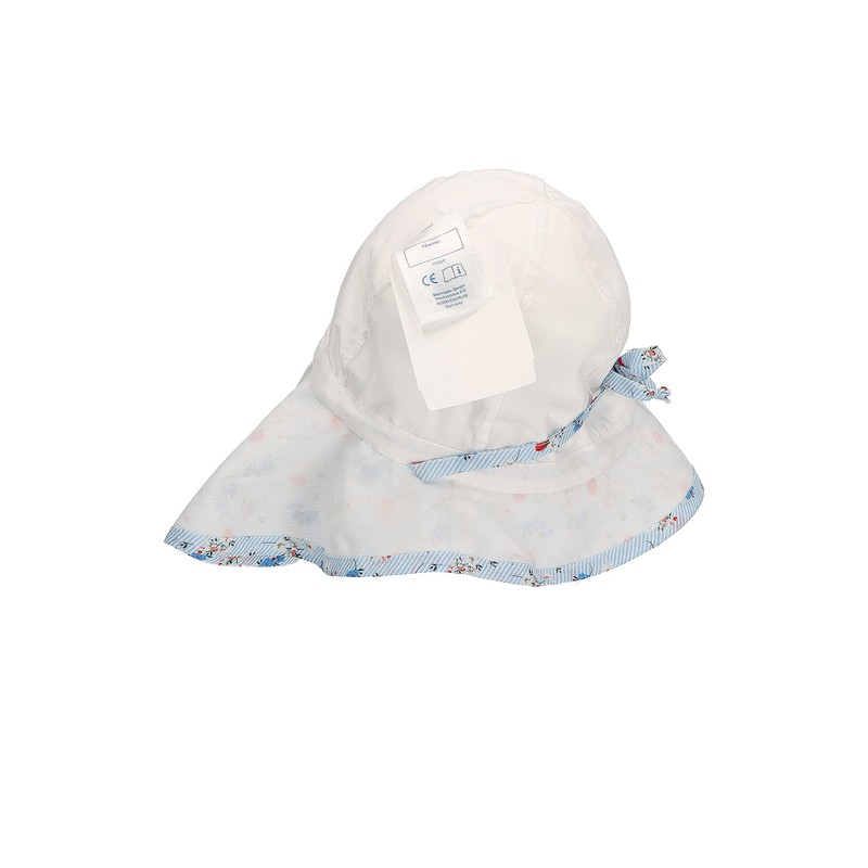 Sterntaler Girls' Sun Hat Flower Wreath Hat, White