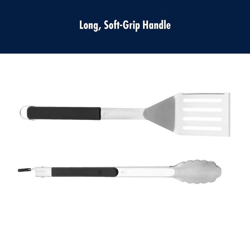 HENCKELS BBQ 2-pc Stainless Steel Grill Tool Set