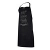 Tramontina 26466/100 Churrasco Apron, 100% Cotton, Black, Durable, Lightweight, For