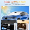 BSTW BSTW Auto Sonnenschutz fr Renault Megane E-Tech 2022 2023 2024 2025 C Faltbare Windschutzscheiben-Abdeckung mit W?rmeisolierung & UV-Schutz