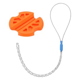 MECCANIXITY Cable Pulling Grip for 4-6mm/0.16-0.24 Inch Cable 0.3m/1FT/11.8 Inch Wire Mesh Puller Socks Grip Anti-Slip Single Head Galvanizing Steel Wire Grips Net Cover Smooth(Silver)