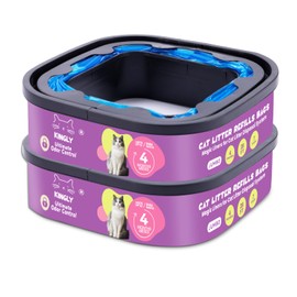 Premium Cat Litter Refill Bags |Jumbo 28FT 2-Pack | Lasts Up to 8 Months | 2 Cartridges for Superior Odor Control