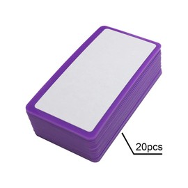 VNC 20Pcs 12X6cm Nail Art Soft Stamping Protective Shell Plastic Holder Stamper Rectangel Stamp Holder