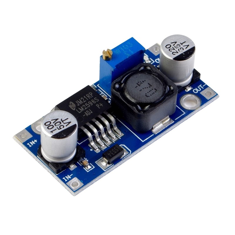 LAOMAO DC-DC Buck Converter DC 3.5-40V to 1.25-35V 3A Step