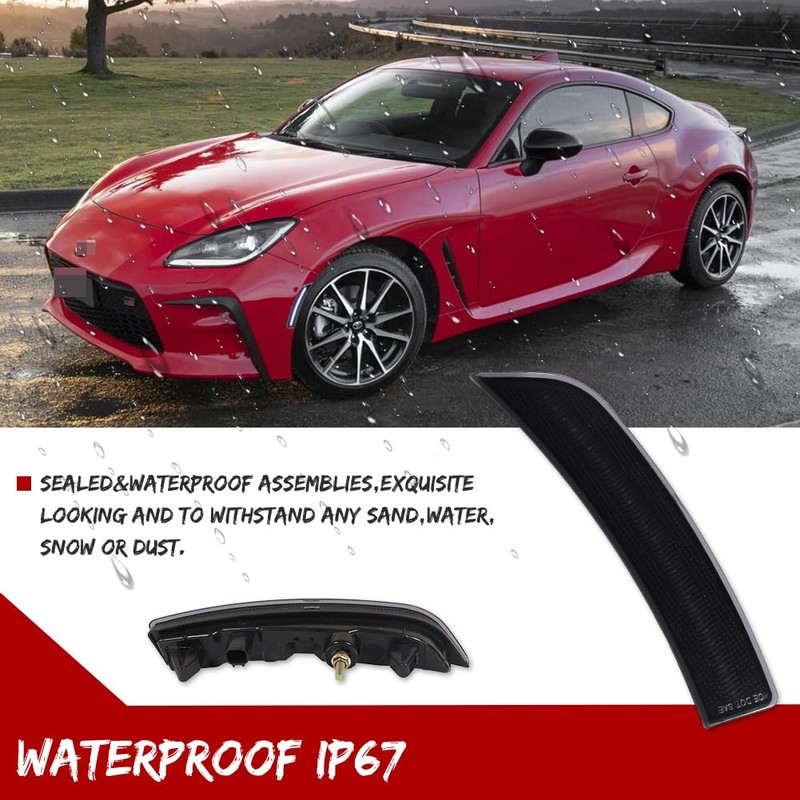 KENRTIR Front Bumper Side Marker Light for 2022 2023 2024