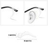 12 Pairs Eyeglasses Ear Grips, Anti-Slip Elastic Comfort Glasses Retainers