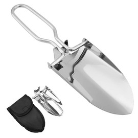 Folding Shovel, Small, Mini Folding Shovel, Garden Shovel, Planting Trowel, Camping Spade for Outdoor Hiking, Garden Trowel, Portable Hand Shovel with Carry Bag
