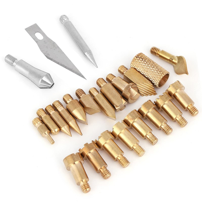 Wood Burning Tips, 23Pcs Craft Wood Burning Pen Tips, Soldering