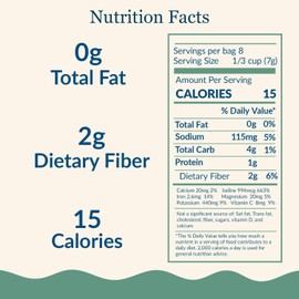 Maine Coast Sea Vegetables Organic Dulse Whole Leaf Bag | Nutritious Food & Seaweed Snacks | Rich in Iodine | North Atlantic Harvest | Great for Salads, Soup, Smoothies | 2 Oz (Pack Of 2)