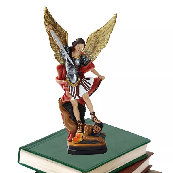 Unbranded San Miguel Arcangel Archangel St. Michael Angel Statue Figurine