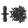M METERXITY 50-Pack Drip Irrigation Barbed Fittings, for 1/4 Inch