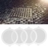 50Pcs Shower Drain Hair Catcher Fiberglass Practical Convenient Dense Mesh