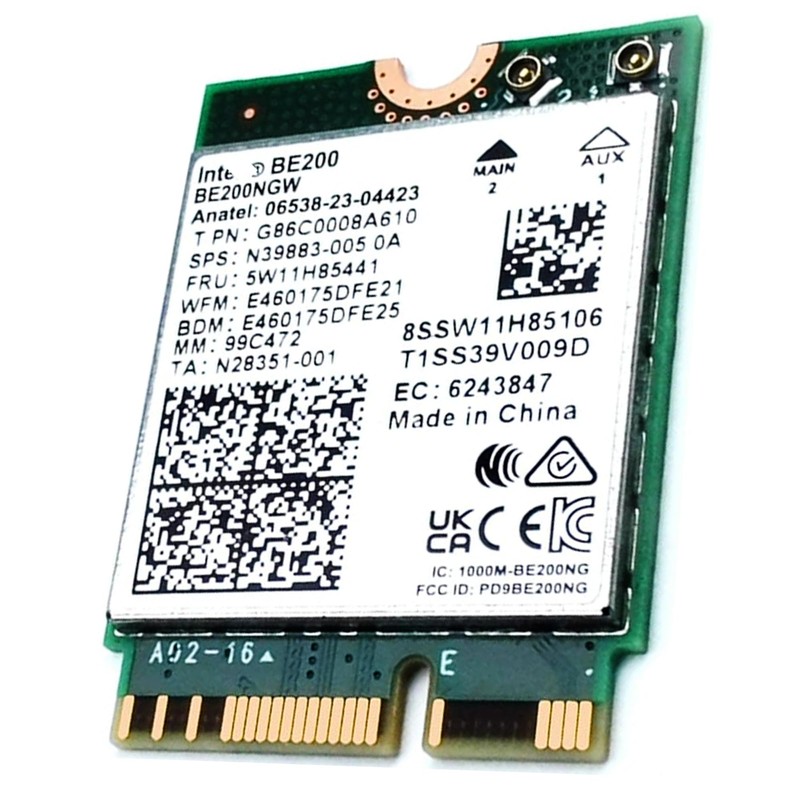 A-DIGISHUO WiFi 7 BE200 BE200NGW M.2 WiFi Card BT5.4 802.11BE