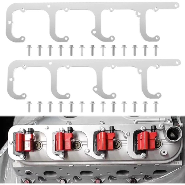 ANVALEE 5.3L LS Square Coil Brackets Valve Cover For D581