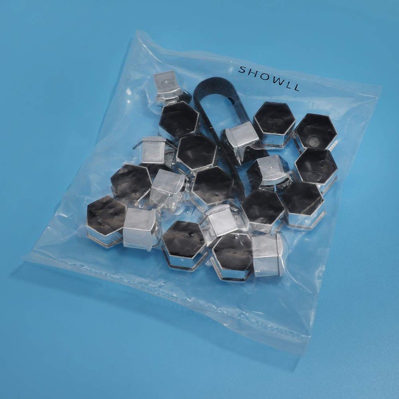 showll 20 x Caps Set Wheel, Nuts Caps Wheel Bolts
