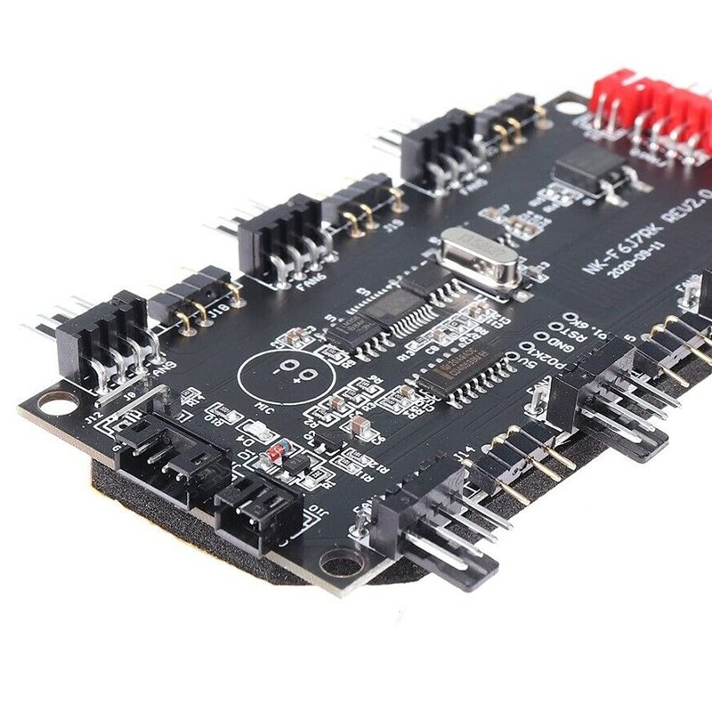 SaiDian 1Pcs ARGB Hub Controller Computer Case Fan Splitter 5V