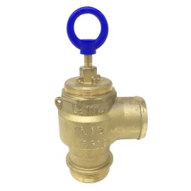 MZ Brass Pressure Relief Valve, 1-1/2", 230 CFM (1049-0000 RIV)