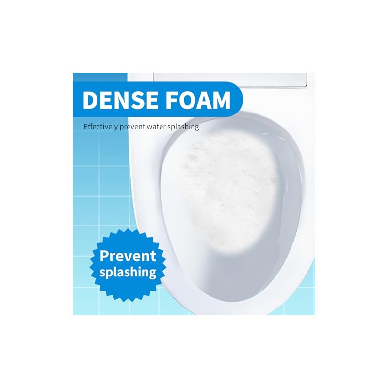 MAMADOU Smart Toilet Foaming Shield - 4 Pack Cleaning Foam