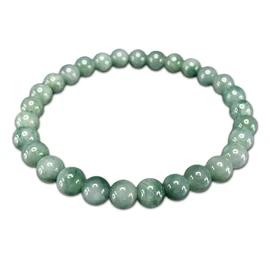 Ishigai Jade Bracelet, Jadeite, Genuine Jade, Approximately 0.2 inch (6 mm), Natural Stone, Dark Eyes, Trivet, Amulet, Stone, Jade