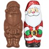 Sweetzo Festive Christmas Candy Bars, Snowman and Santa Shaped Solid