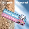 CNhoqc New Driver Car Magnet - 4pcs Cute Nervous Cat