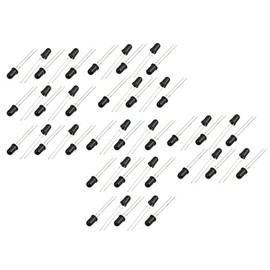 IIVVERR 50Pcs CHT5019-1 2Pins 5mm Round Head Infrared Receiver Photodiodes IR Diode (50Pcs CHT5019-1 2Pins 5mm Round Head Infrared Receiver Photodiodes Diodo IR