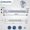 HEXATON Confirmat Screws 5 x 60 mm - Countersunk Hex