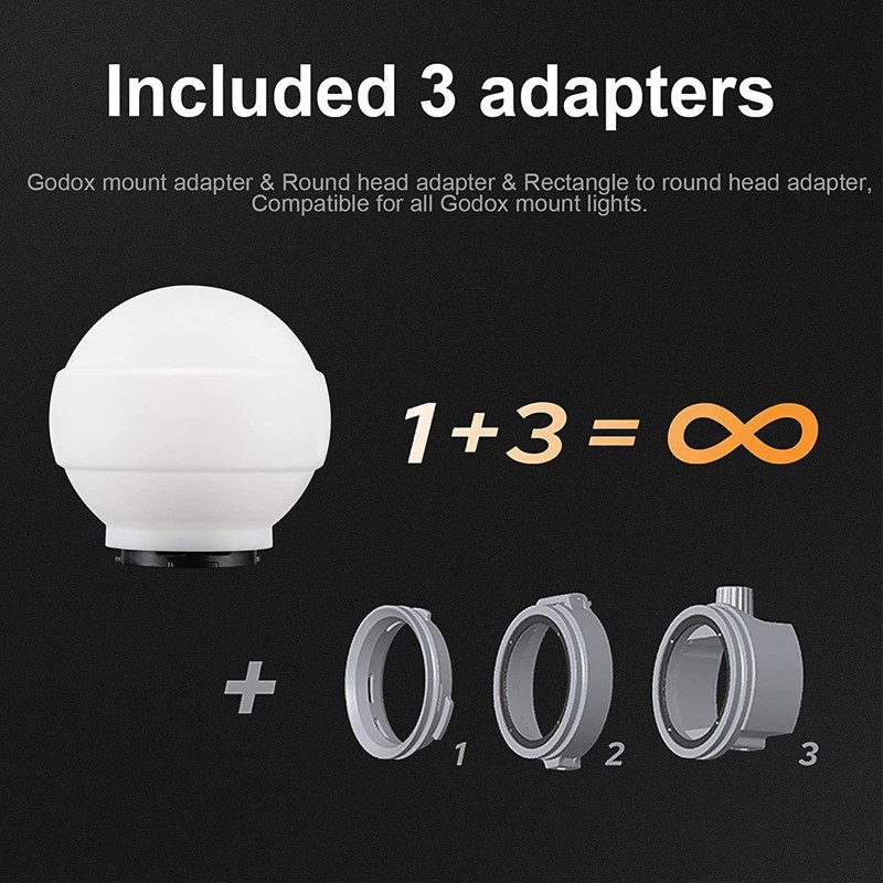 Godox ML-CD15 Kit difusor de cúpula para luz de Flash,