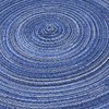 Wrapables® 15" Woven Round Placemats (Set of 6), Blue