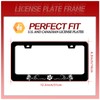 Hibiscus Flower Waves License Plate Frame Hawaiian Palm Tree License