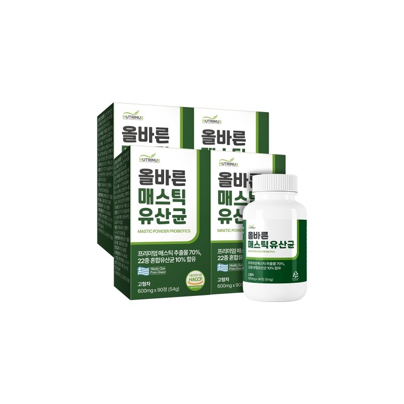 Nutrinus Proper Mastic Lactic Acid Bacteria 600mg 90 tablets /
