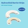 20pcs Elastic Ostomy Barrier Strips, Medical Hydrocolloid Adhesive Tapes for
