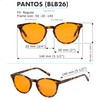 Orange Blue Light Blocking Glasses for Better Sleep - 99.5%