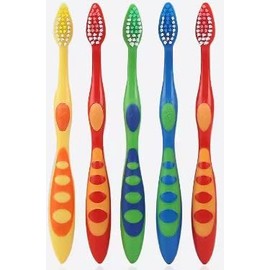 FRESHX 72 Count Orazen Kids Toothbrush Soft Bristles, Cute Toothbrushes for Children Toddler Home School Camp Daycare Travel