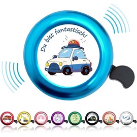 DADAPANGHU Fahrradklingel Kinder, Klingel Fahrrad Kinder, Laut Fahrrad Klingel Kinder Jungen Mädchen für Fahrrad Laufrad Roller Dreirad, Kinder Fahrradklingel Mädchen Jungen Viele Farben