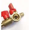 YV04 2-Way Y-Splitter 10 mm with Shut-off Valves for Taps,