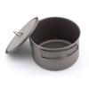 TOAKS Outdoor Camping Titanium Cup 700ml Ultralight Titanium Pot with