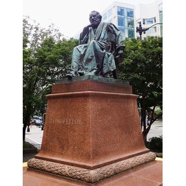 HISTORY GALORE 24x36 Gallery Poster, Longfellow Statue by William Couper in Washington, DC