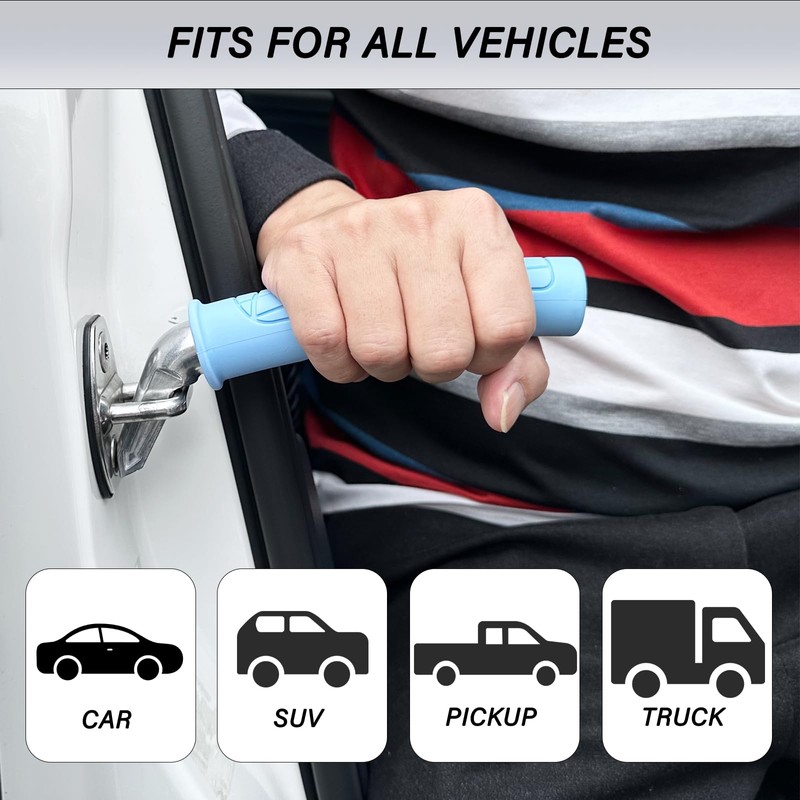 EILITWAY 2 Pack Car Door Handle for Elderly Car Handle
