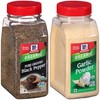 McCormick Organic Pure Ground Black Pepper and Garlic Powder Bundle,