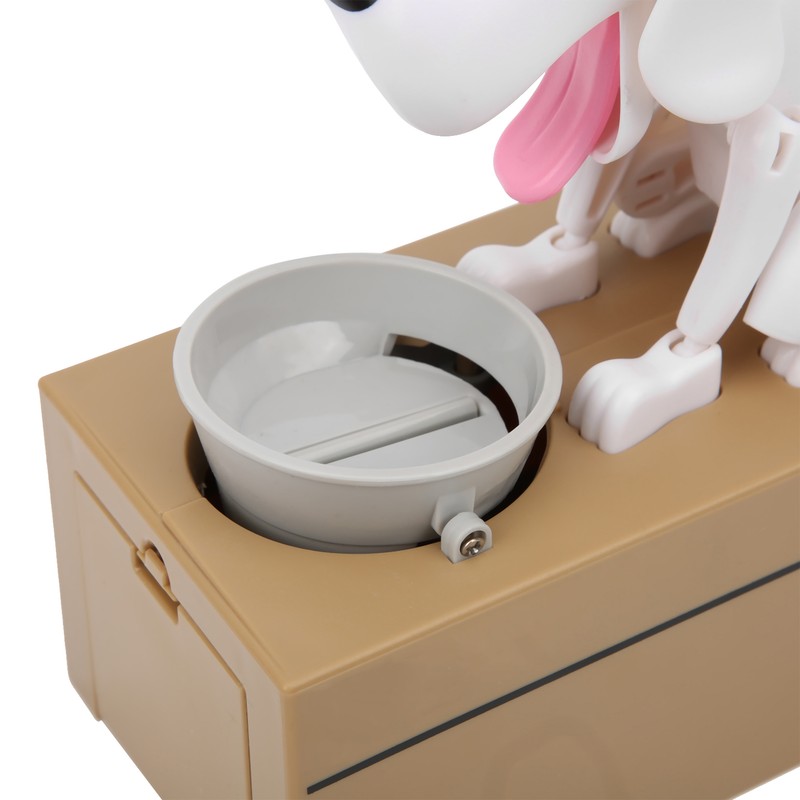 Saving Pot Electronic Money Box Robotic Dog Coin Bank Automatic