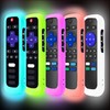 GMXT 5 Pack Silicone Case for Roku Remote, Cover for