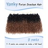Eerya 10 Inch Yanky Twist Crochet Hair for Women 8