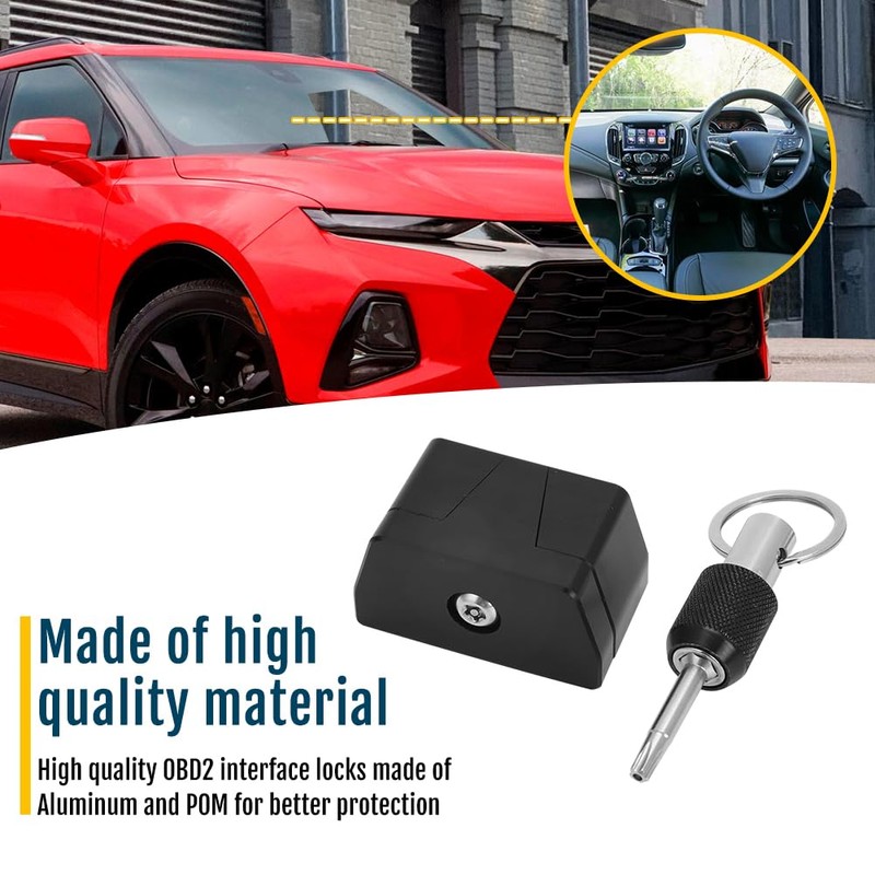 WIKIBB OBD II Port Lock OBD 2 Port-Lock Car Diagnostic